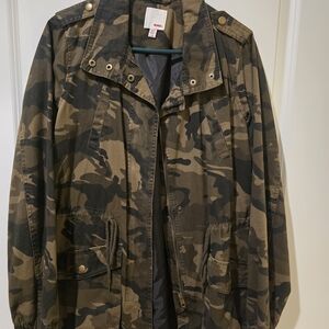 BONGO Women's Camouflage Military Jacket
